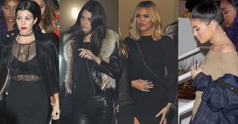 Kardashians Jenners Bella Hadid At The Weeknd Concert