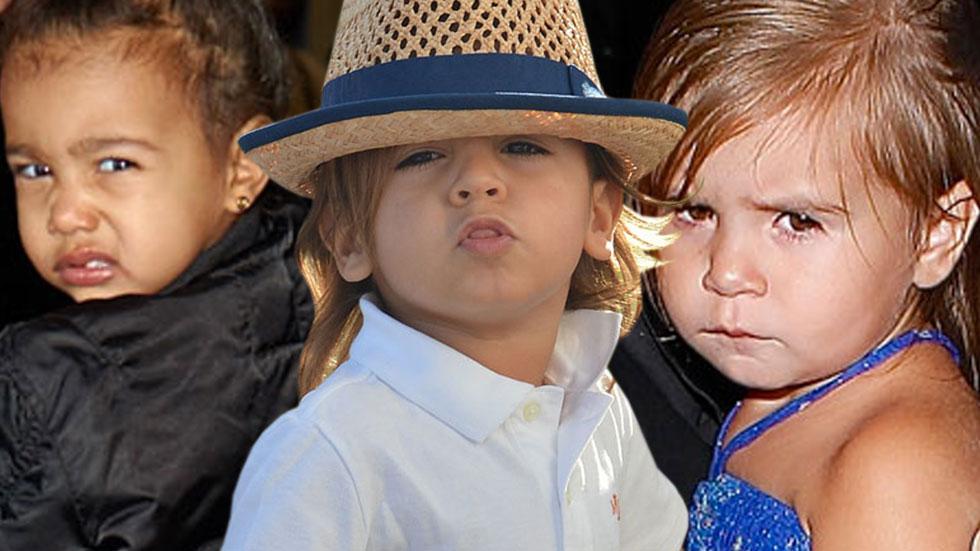 Kardashian kids pouts