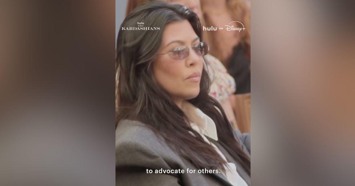 Image of Kourtney Kardashian left Kim Kardashian's graduation party early.