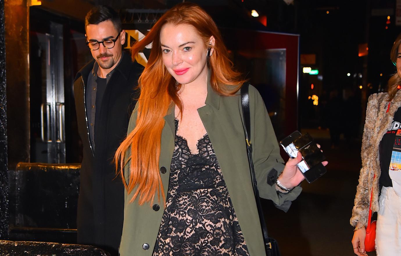 Lindsay Lohan was seen out and about in Manhattan on March 29, 2019 in New York City.