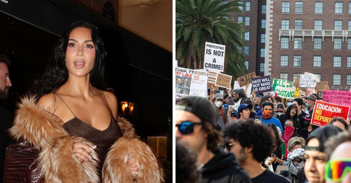 kardashians response la immigration protests
