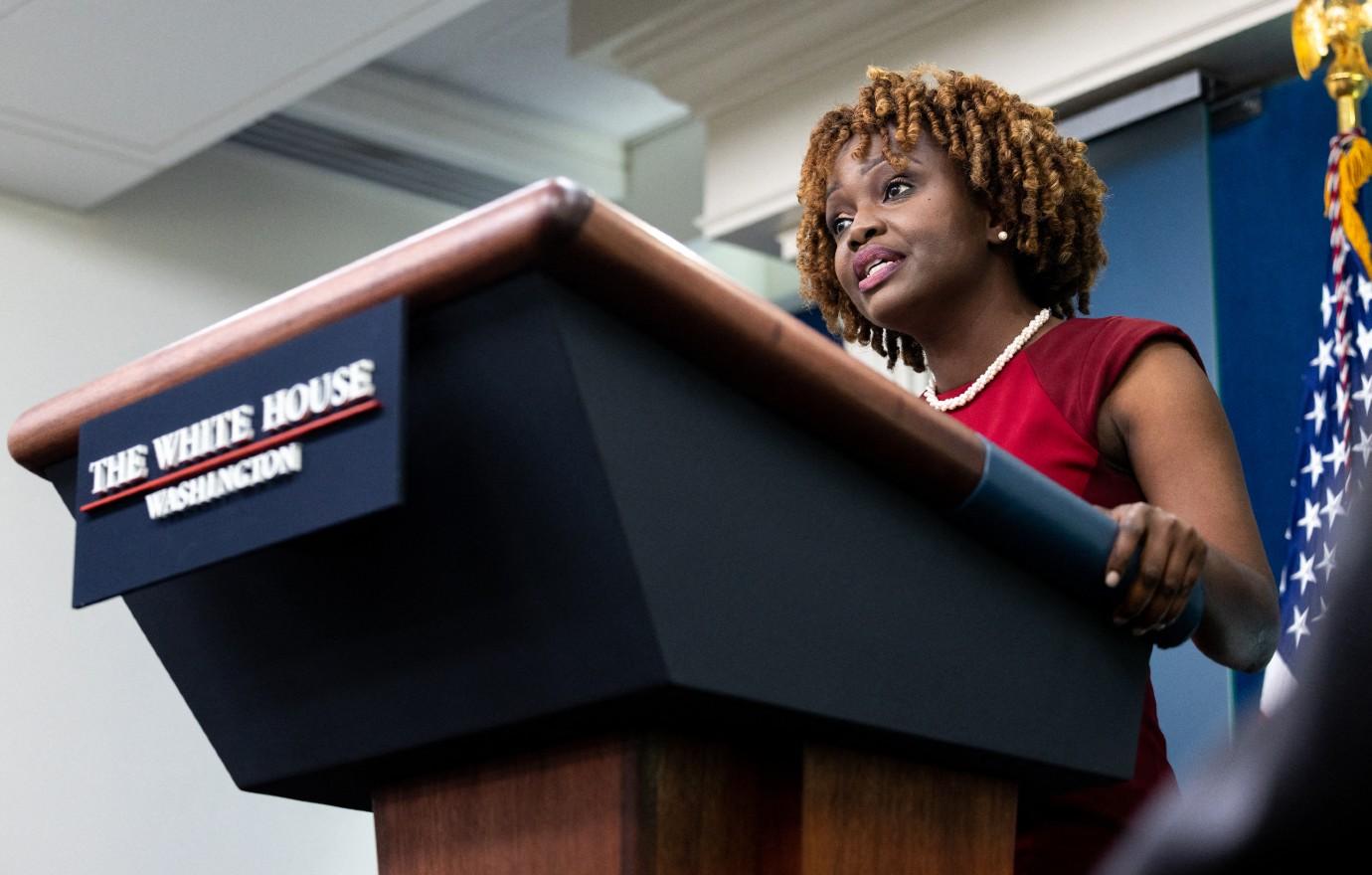 Karine Jean-Pierre's Unlikely Rise to the White House Lectern