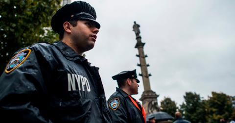 US COLUMBUS DAY PROTEST SECURITY