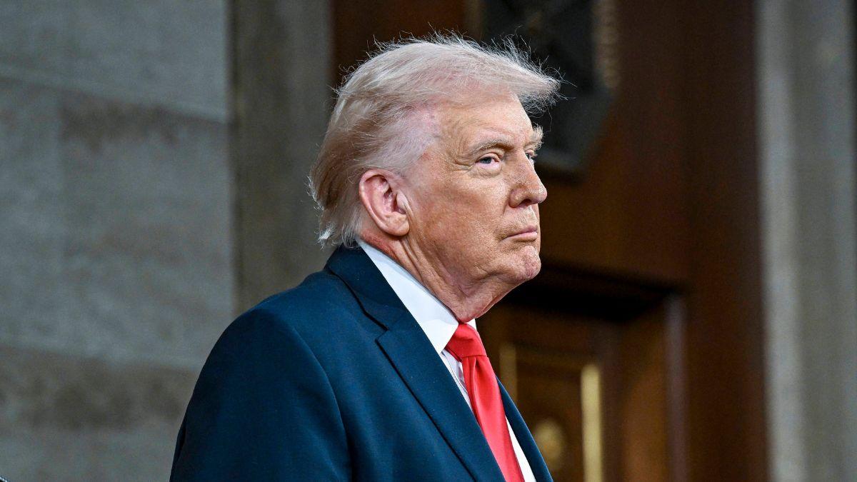 Image of Donald Trump blamed part of his frustration on the weather.