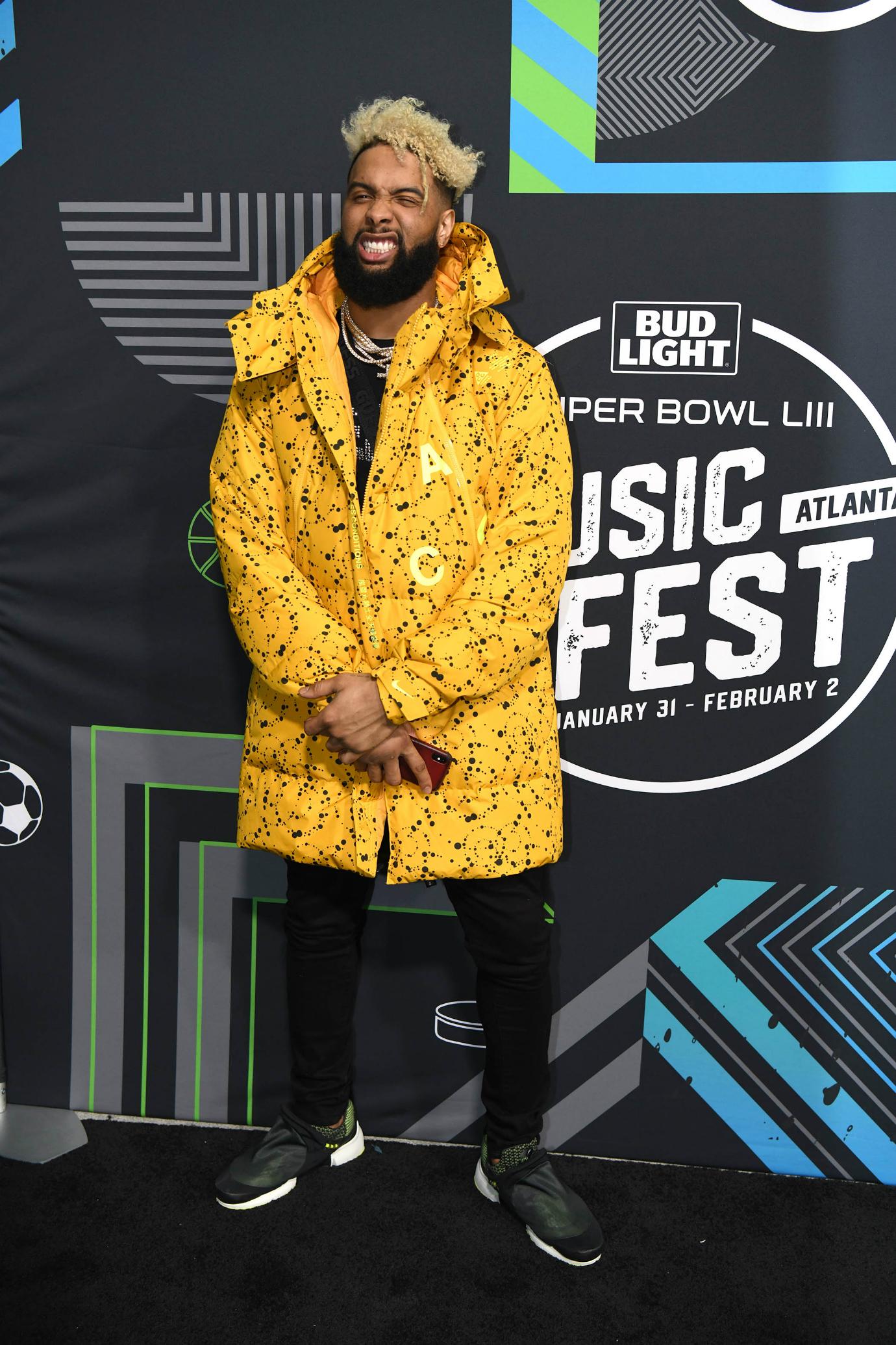 Odell Beckham Jr. on the red carpet.