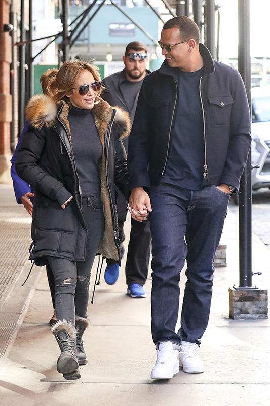 Jennifer Lopez And Alex Rodriguez All Smiles While Out In Soho