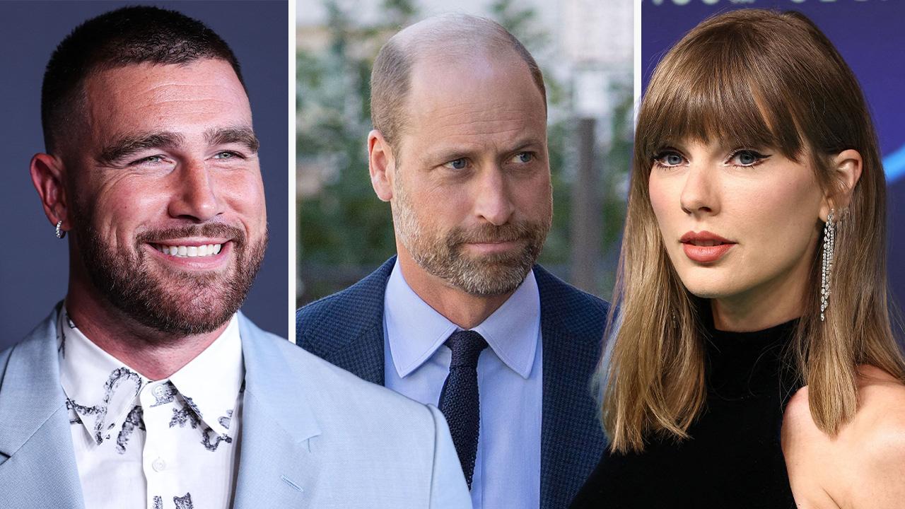 Photo of Travis Kelce, Prince William and Taylor Swift