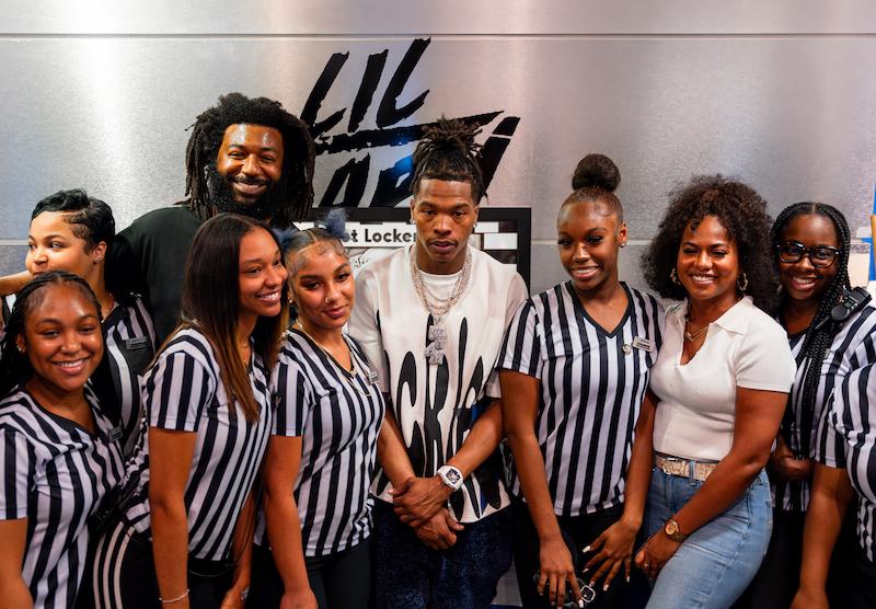 lil baby x foot locker atlanta