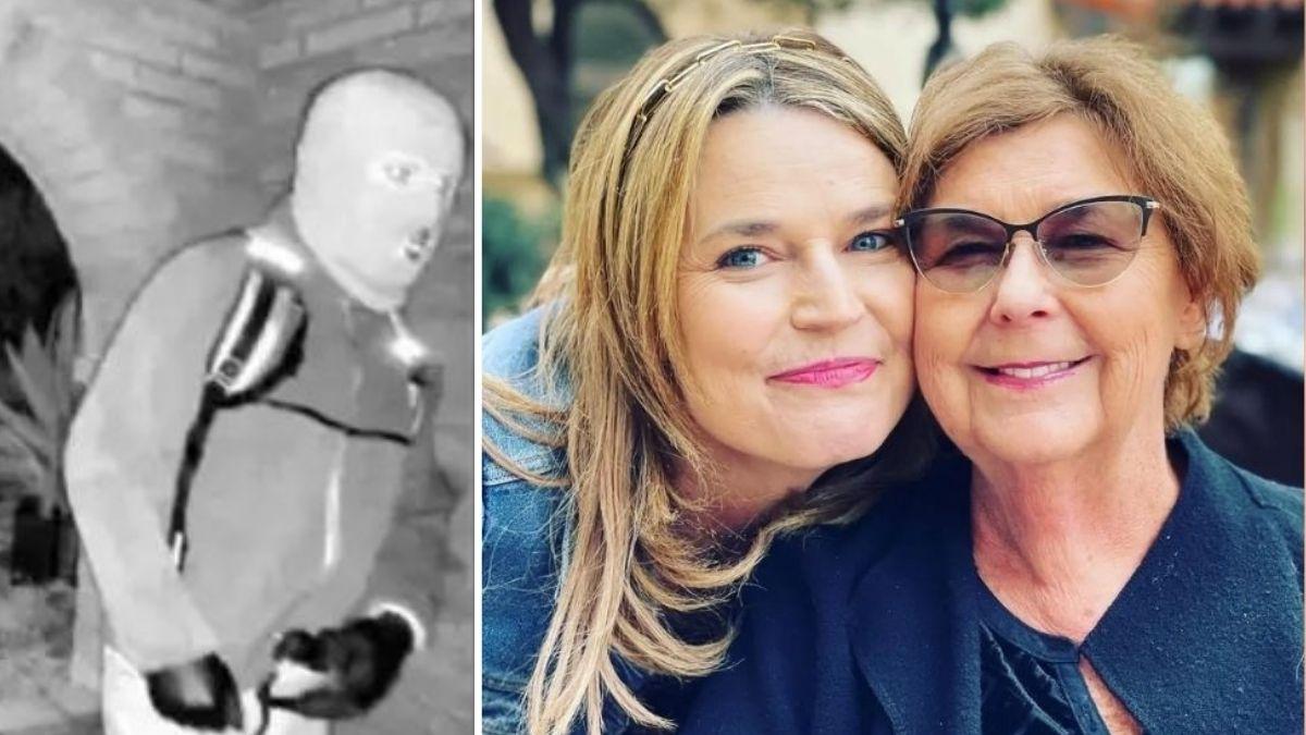 composite photo of savannah and nancy guthrie and nancy guthrie's suspected kidnapper