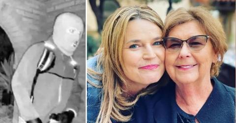 composite photo of savannah and nancy guthrie and nancy guthrie's suspected kidnapper