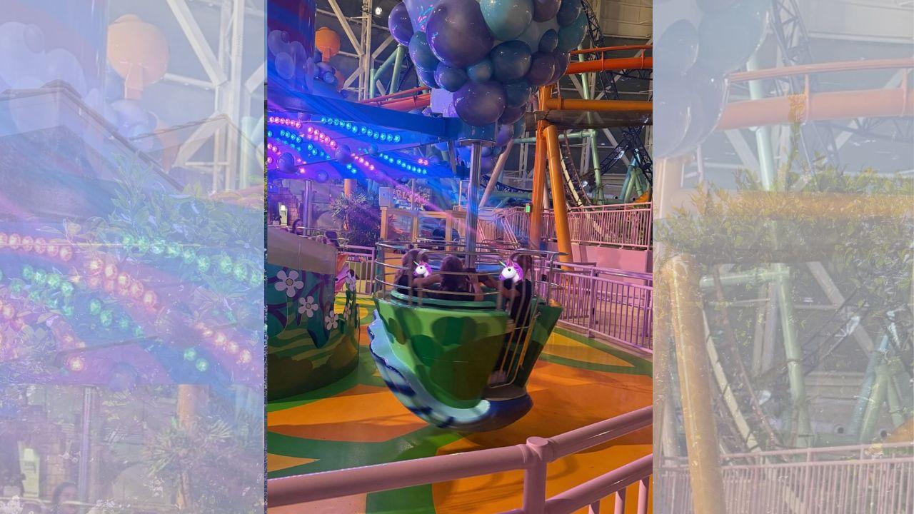 Image of The birthday festivities included a trip to American Dream, where Khai and her friends enjoyed rides and arcade games.