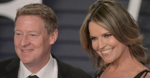 savannah guthrie husband visit today show tears
