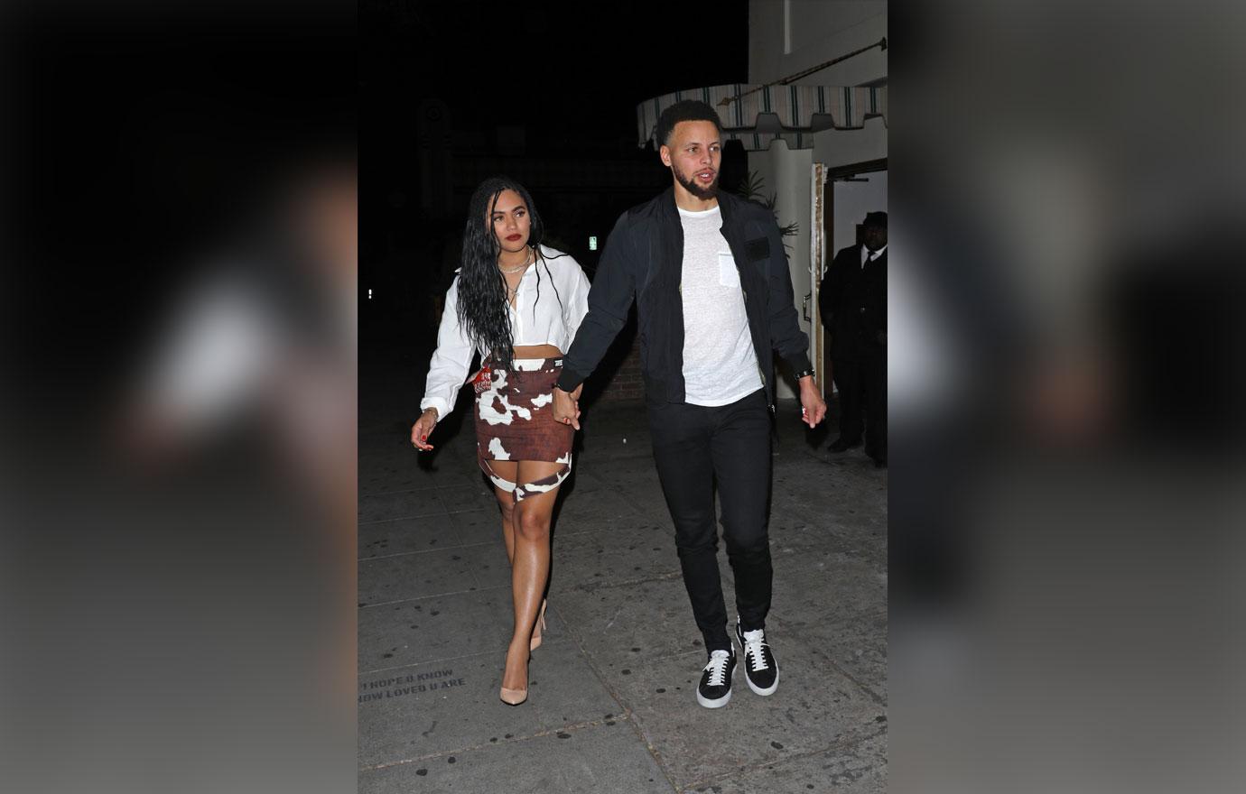 Ayesha & Steph Curry Enjoy A Romantic Date Night In LA