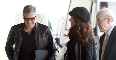 Amal clooney pregnant baby bump photos 08