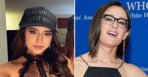 Composite photo of Ashley St. Clair and Kennedy