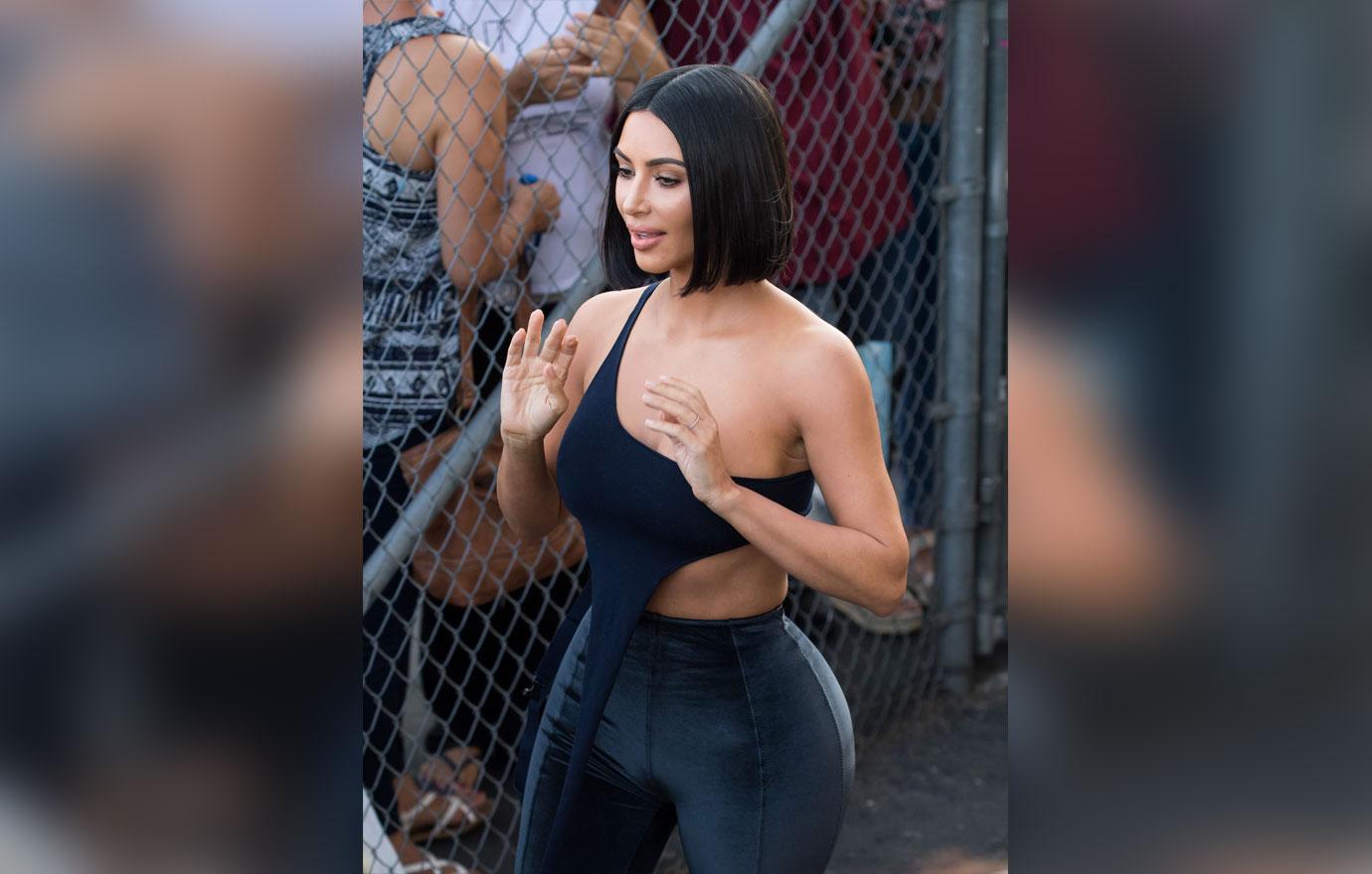 Kim Kardashian at &#8216;Kimmel&#8217;