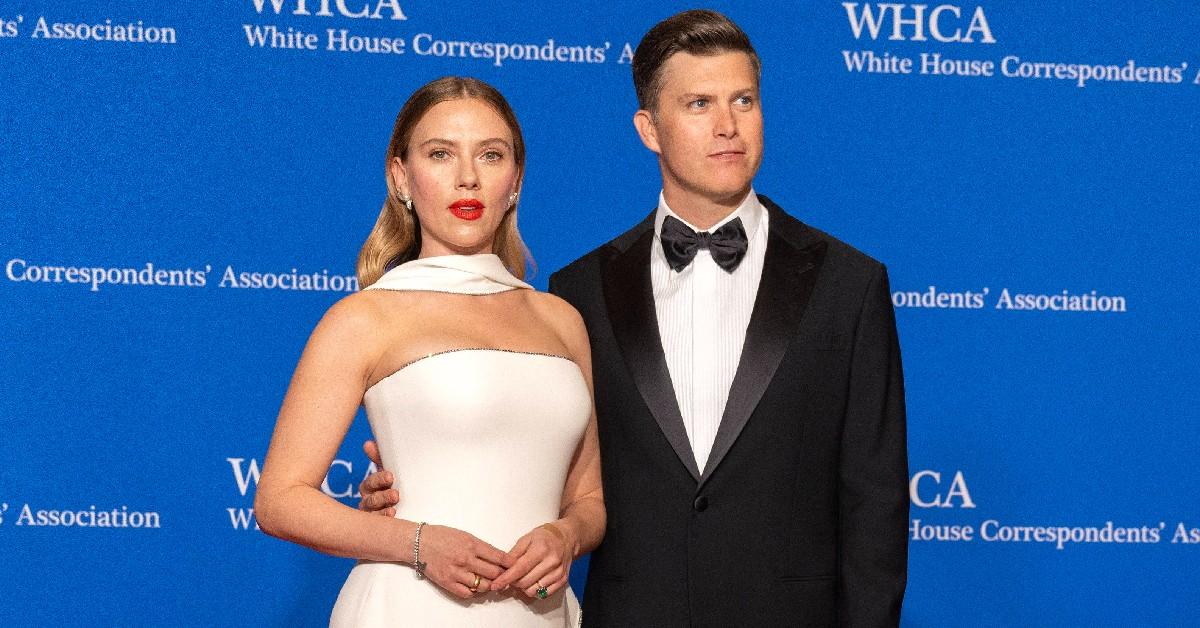 scarlett johansson colin jost mulling over working tv show together