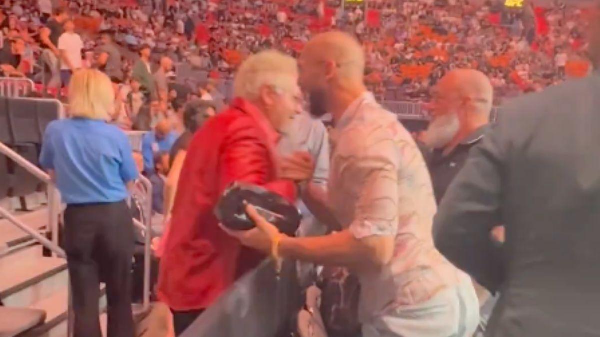 image of Guy Fieri was slammed as 'pathetic' for interacting with the men.