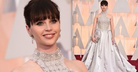 Felicity jones 2015 oscars arrivals 03