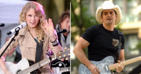 Split of Taylor Swift; Brad Paisley.