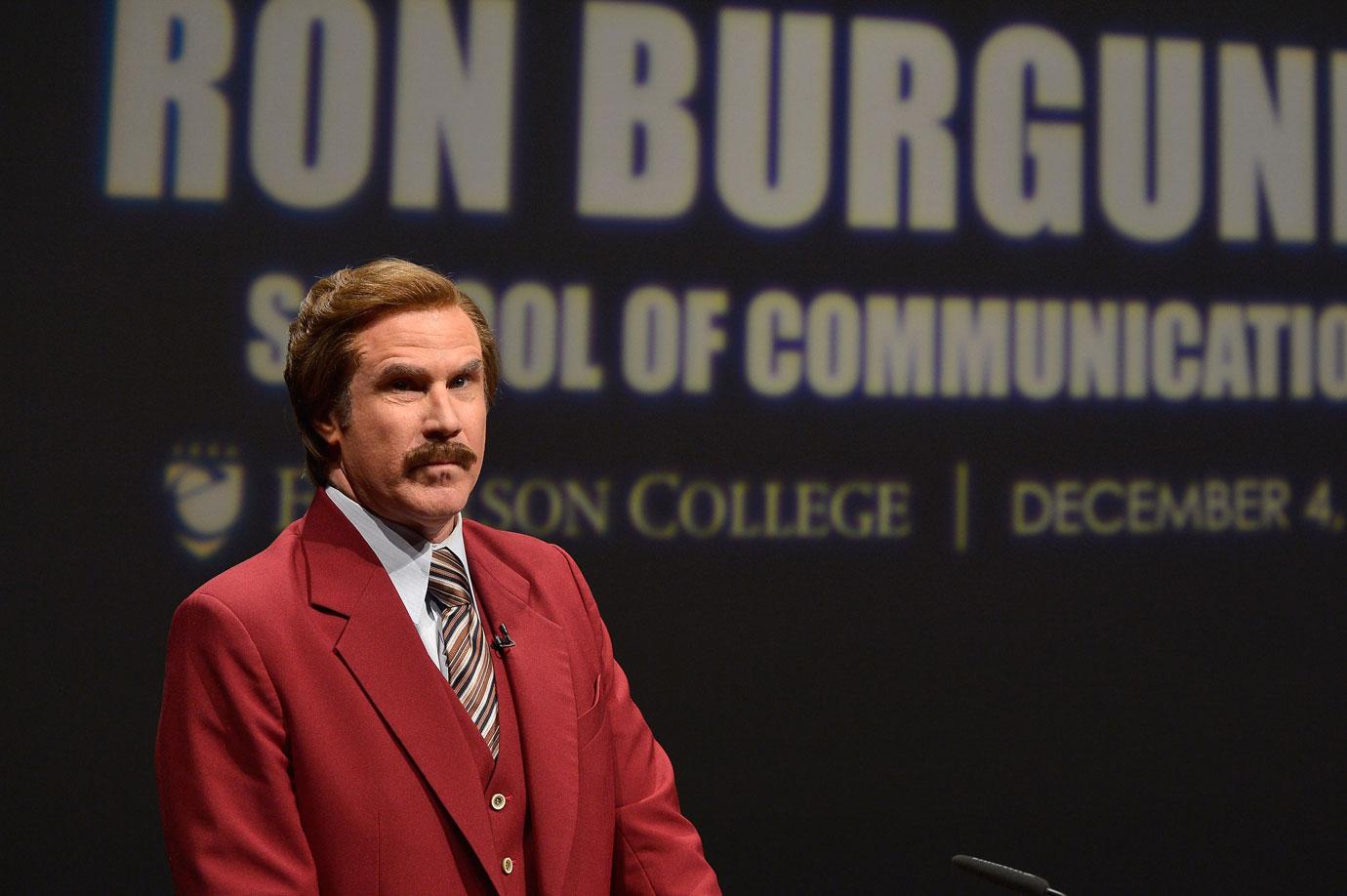 Ron burgundy