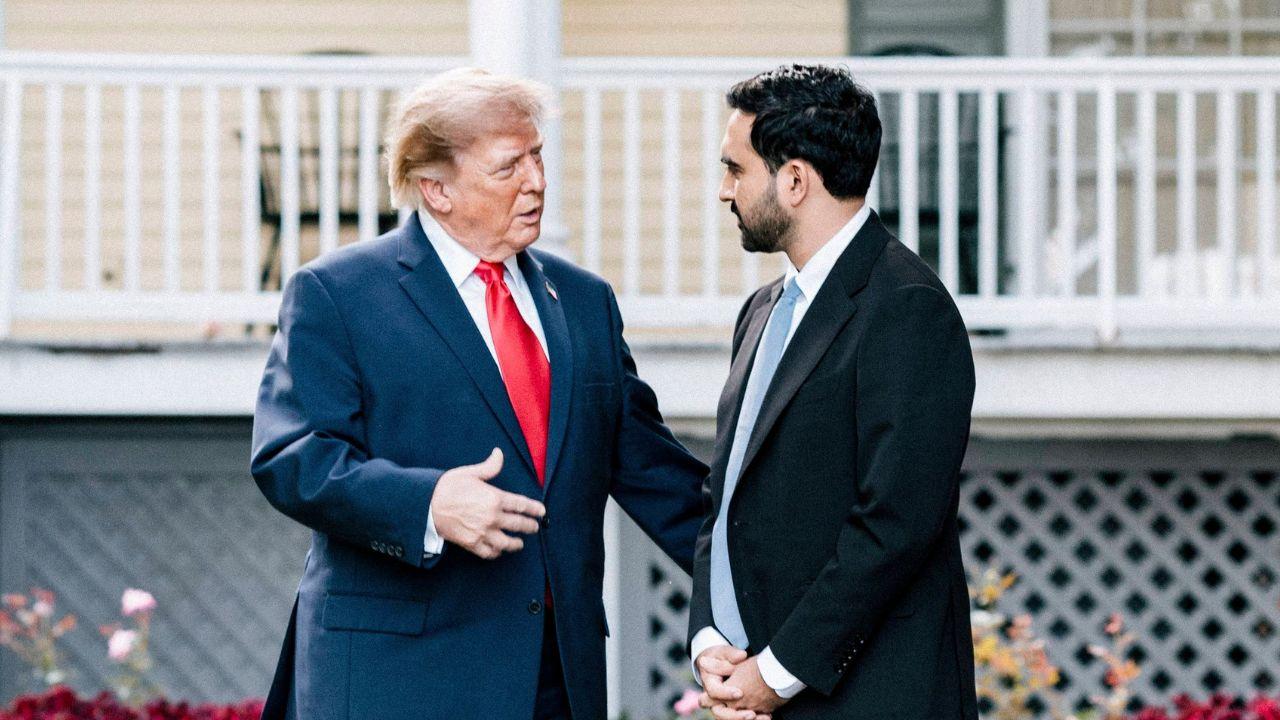 Image of Zohran Mamdani discussed federal support for housing projects during his meeting with the president.