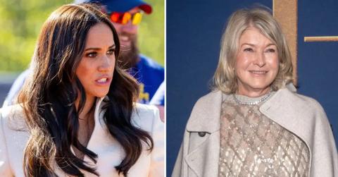 Composite photo of Meghan Markle and Martha Stewart.