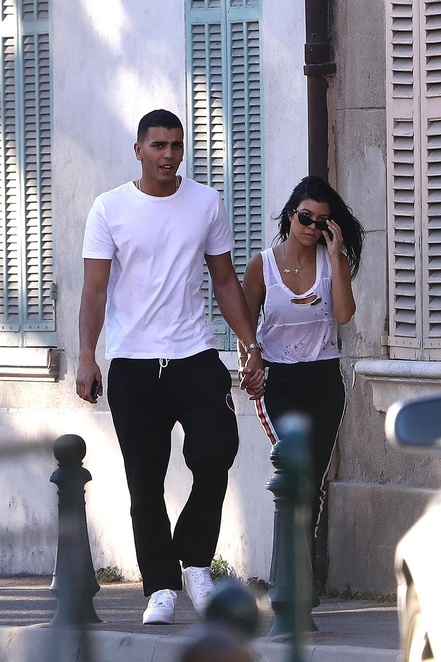 Kourtney Kardashian and Younes Bendjima take their love to Saint Tropez