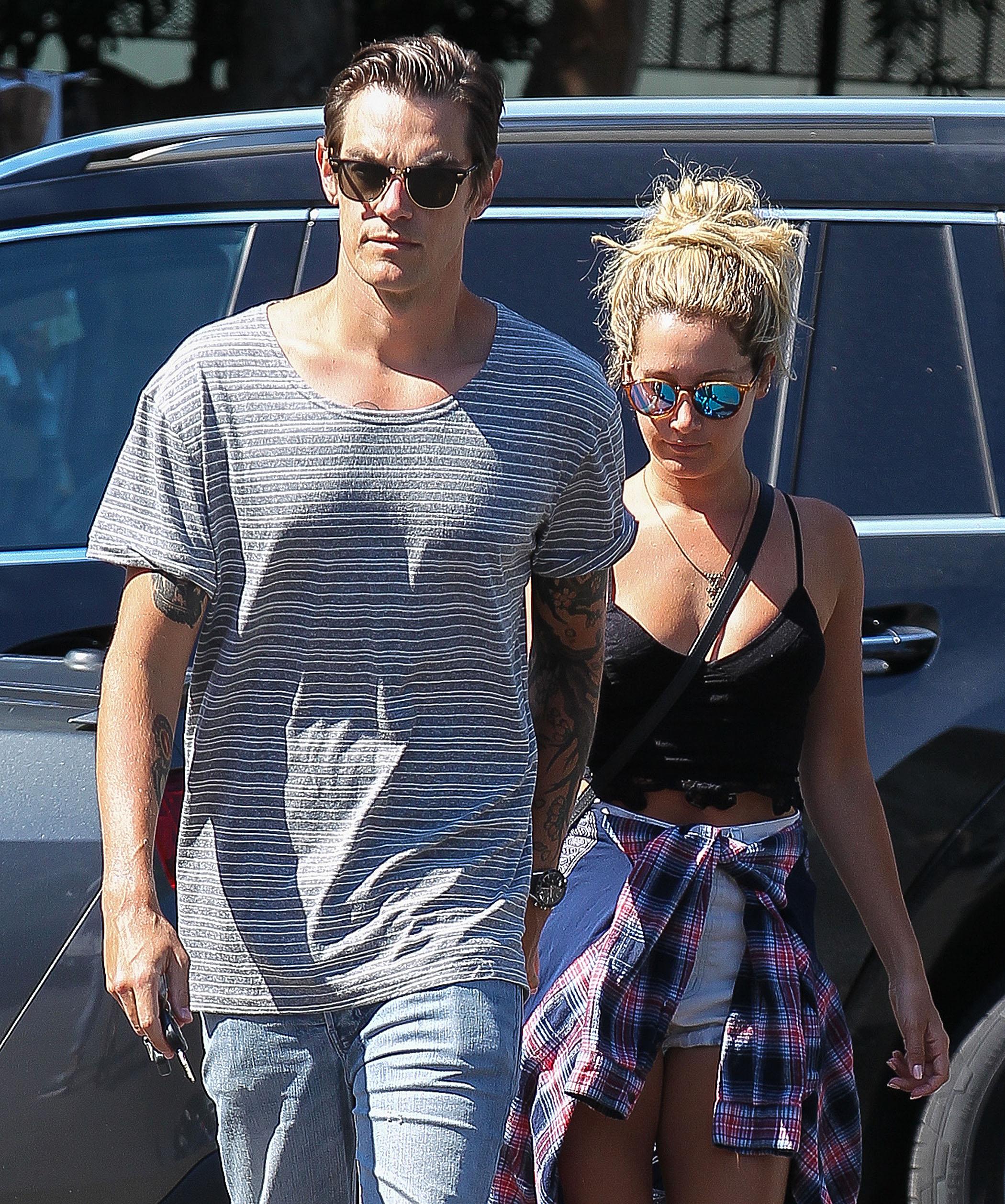 Ashley Tisdale Coordinates With Husband