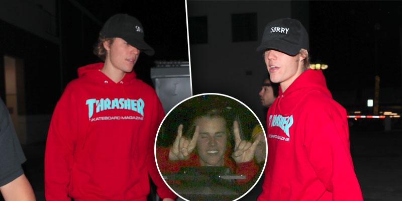 Thrasher hoodie justin on sale bieber