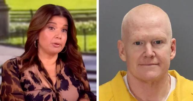 Split photo of Ana Navarro and Alex Murdaugh