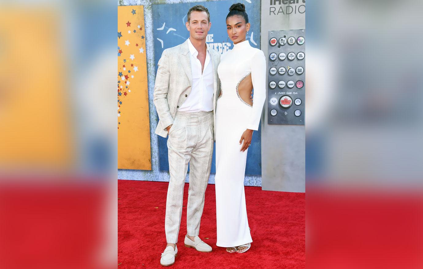 joel kinnaman kelly gale the suicide squad premiere