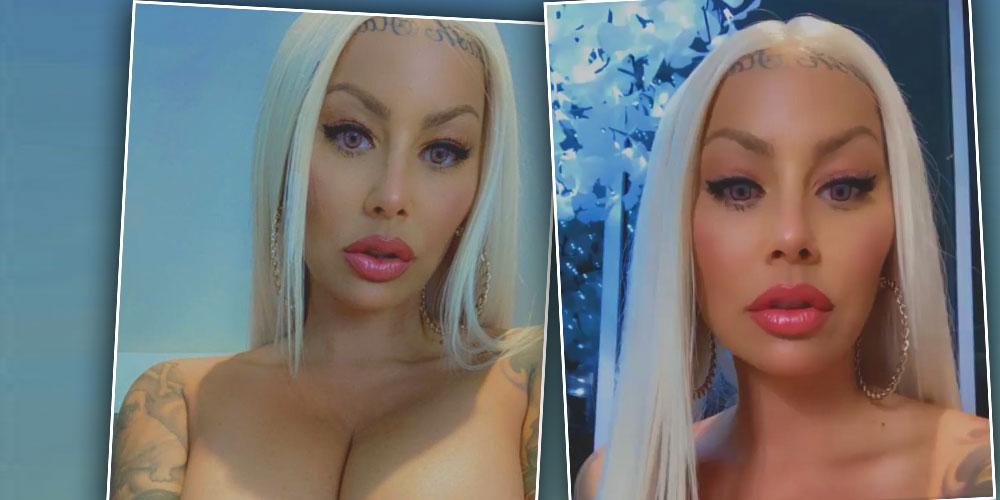 Amber Rose Poses Topless, Reveals OnlyFans Account Is Free For 1 Day