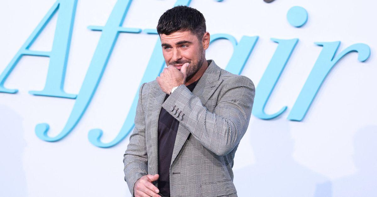 image of Zac Efron felt fans misinterpreted his reaction on camera.