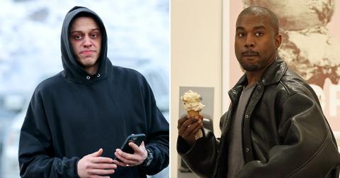 pete davidson seemingly mocks kanye west new super bowl commercial pp