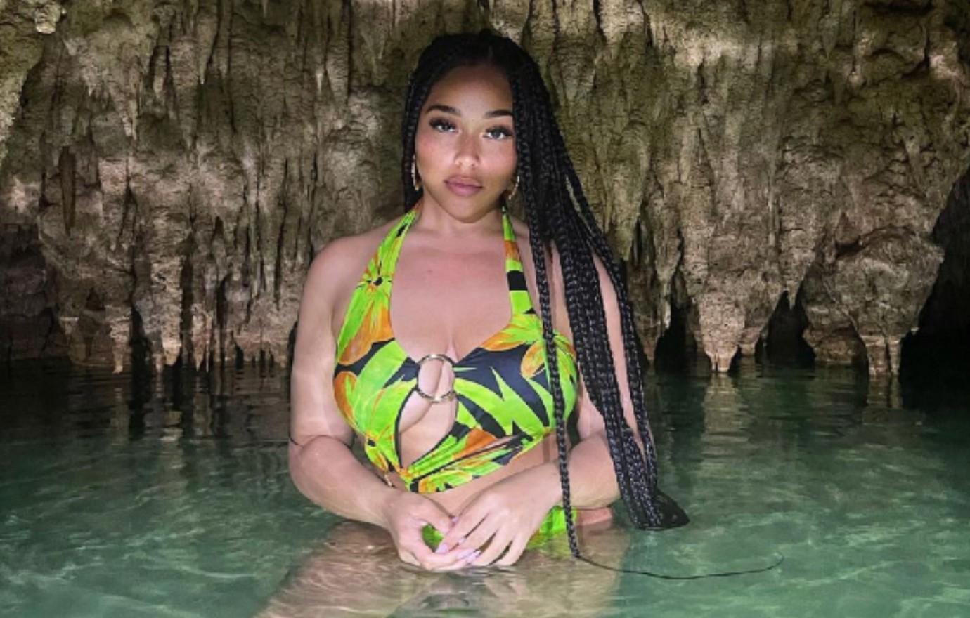 Jordyn Woods Rocks Sheer Cutout Jumpsuit In New Photos For 2022 – Hollywood  Life