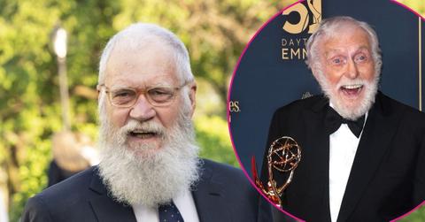 Split image of David Letterman & Dick Van Dyke