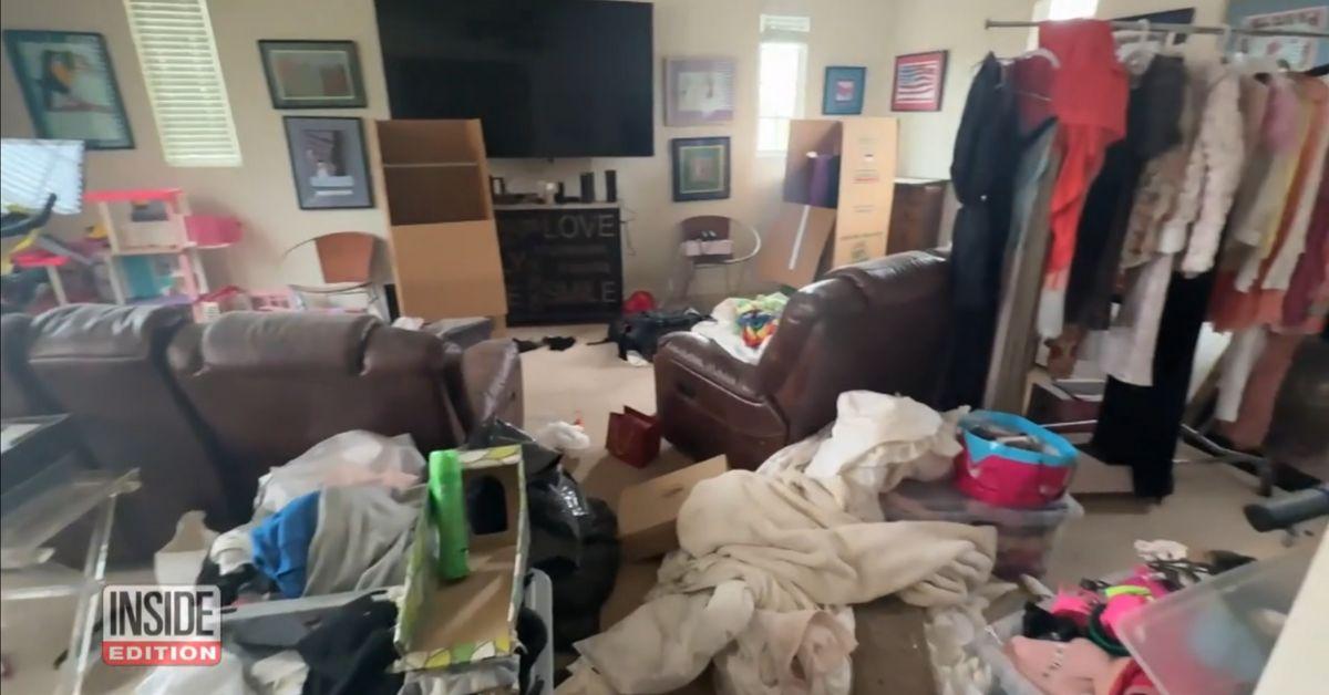 image of The businessman claimed that he is living in downstairs with his family and Denise Richards' '15 dogs.'