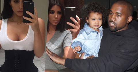 Kanye west kim kardashian fighting north west selfies