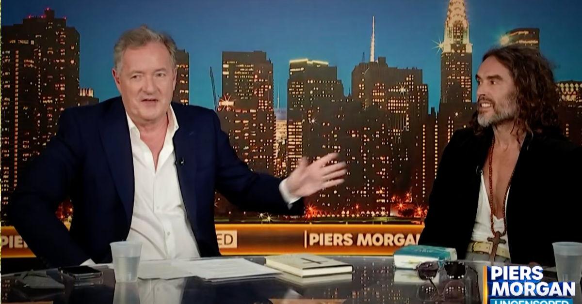 Awkward moment Piers Morgan asks Russell Brand to find bible verse comedian brought with him to court amid assault case…