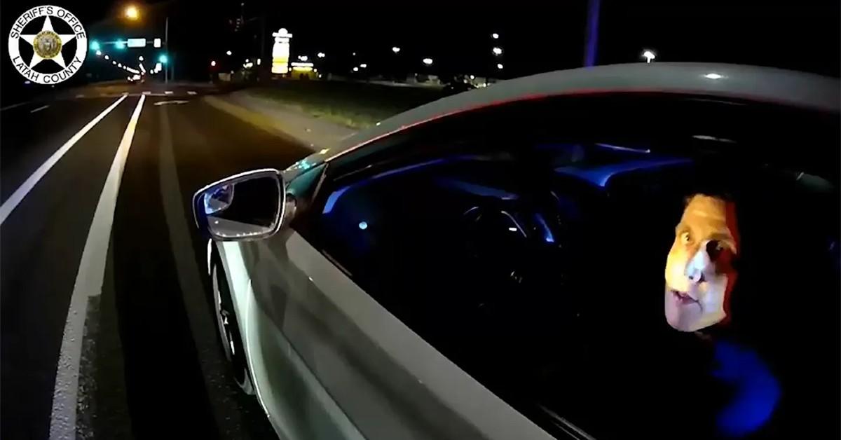 Image of the convicted killer was pulled over for speeding just three months before he murdered four college kids.