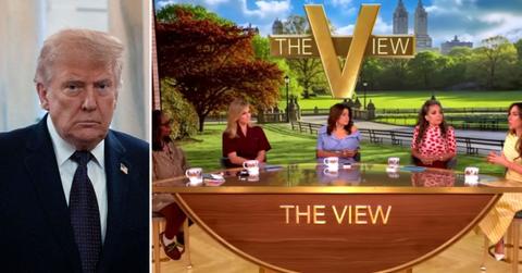 Photo of Donald Trump and 'The View.'