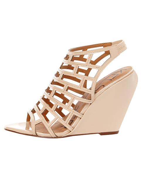 Kelsi dagger eris beige patent cutout cage wedges_ _1.jpg