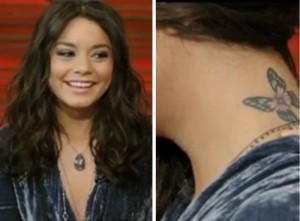 Watch Vanessa Hudgens Flaunt Her Neck Tattoo on 'Regis & Kelly'