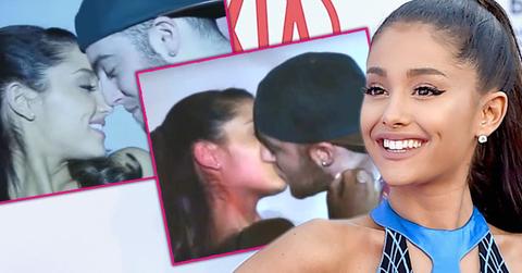 ariana grande dating grocery store pda