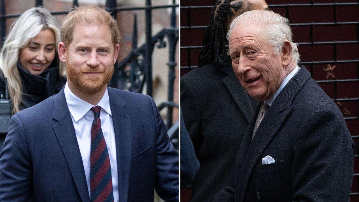 Photo of Prince Harry and King Charles