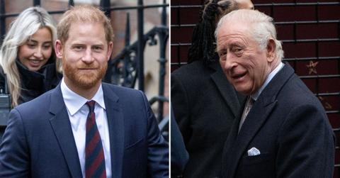 Photo of Prince Harry and King Charles