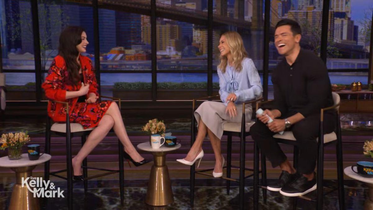 Image of Anne Hathaway's family recently got a new puppy.