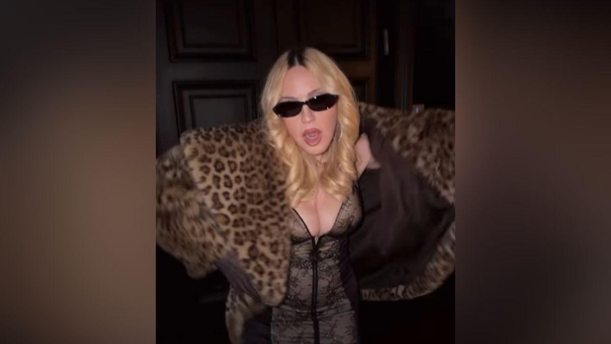 image of Madonna shared a revealing dance video on Instagram.
