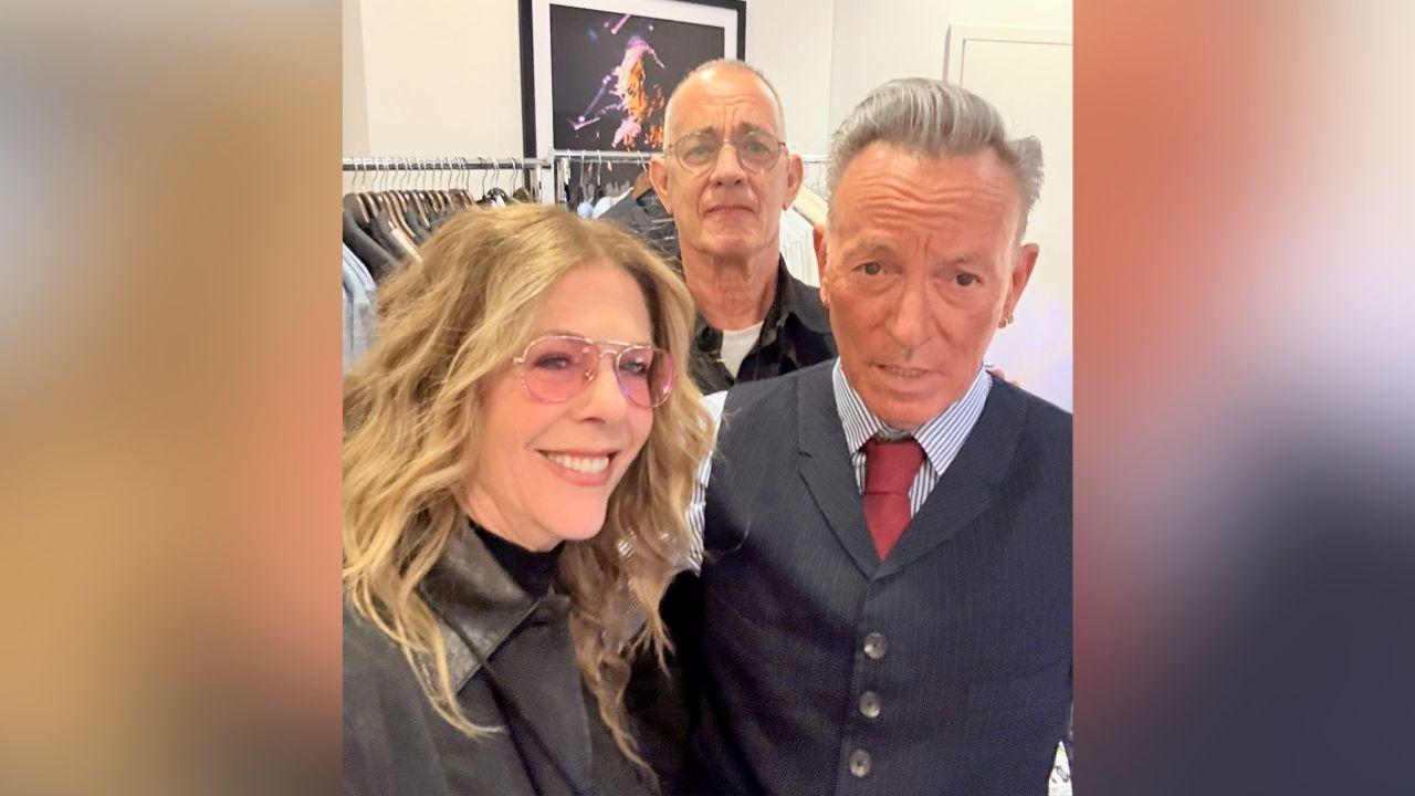 Image of Bruce Springsteen's friends celebrated his birthday milestone.